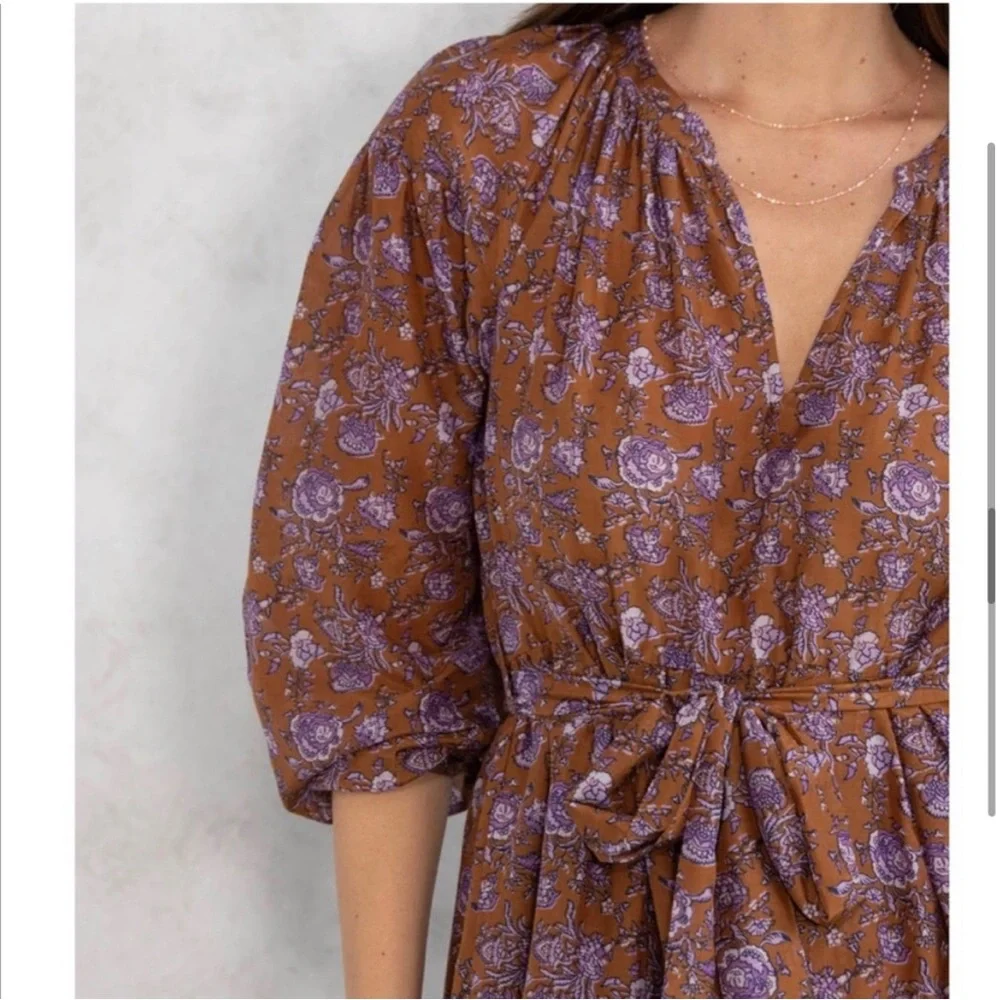 Xirena Annieka Dress in Golden Clover Size M - Picture 3 of 9